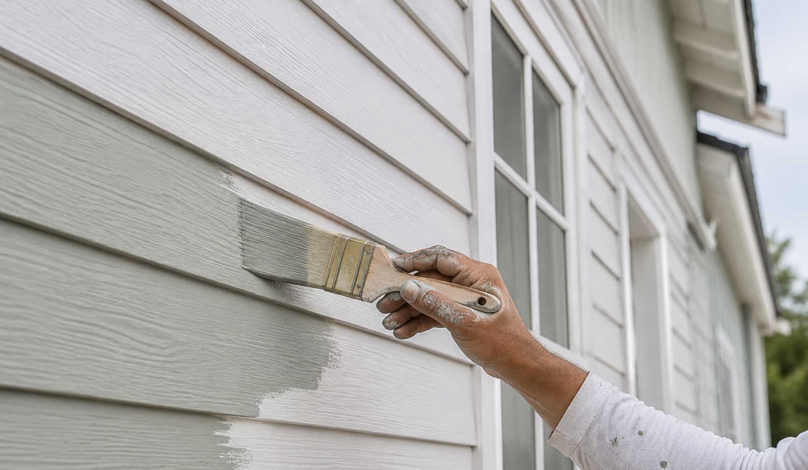 Freshly painted and finished home exterior on the Gulf Coast